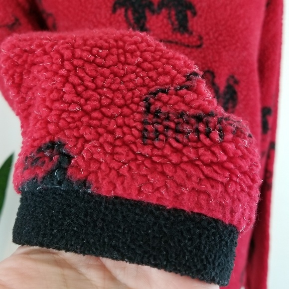 VTG L.L. Bean Penguin Fleece Pullover - Picture 6 of 8